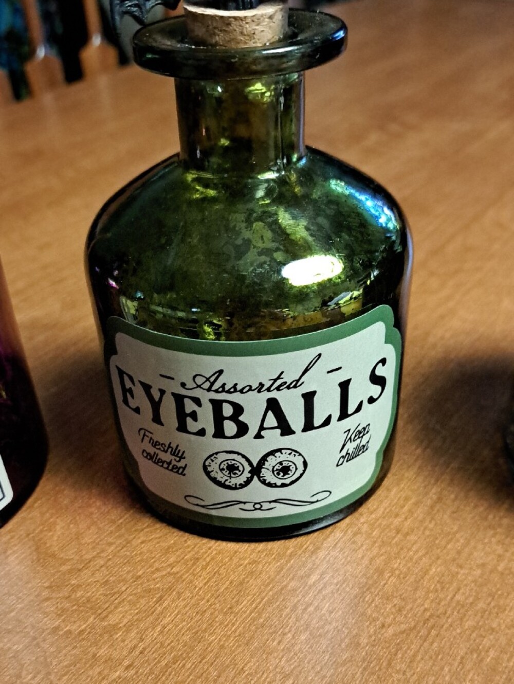 Purple 'Pick Your Poison' Halloween Potion Bottle Accent - Picture 5 of 7